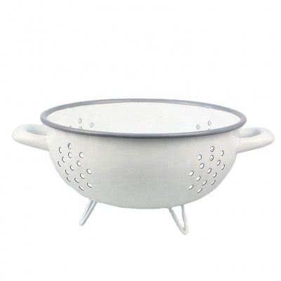 Hot new products for 2020 all white cuffed fruit sloping basket