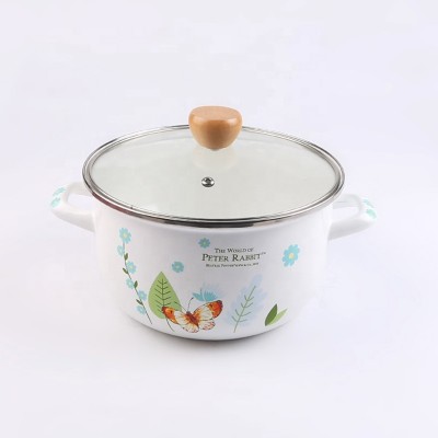 Non-stick LFGB certificated eco-friendly turkish die cast iron enamel cooking pot