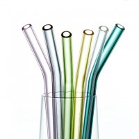 Glass Straw Colored BorosilicateGlass Straw for SALE